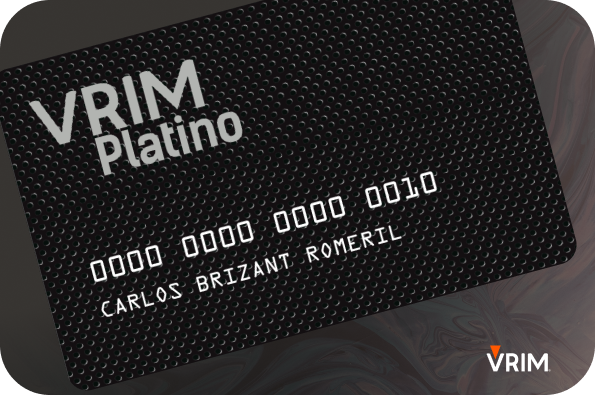 <span style="font-weight: bold;">Tarjeta VRIM PLATINO</span>